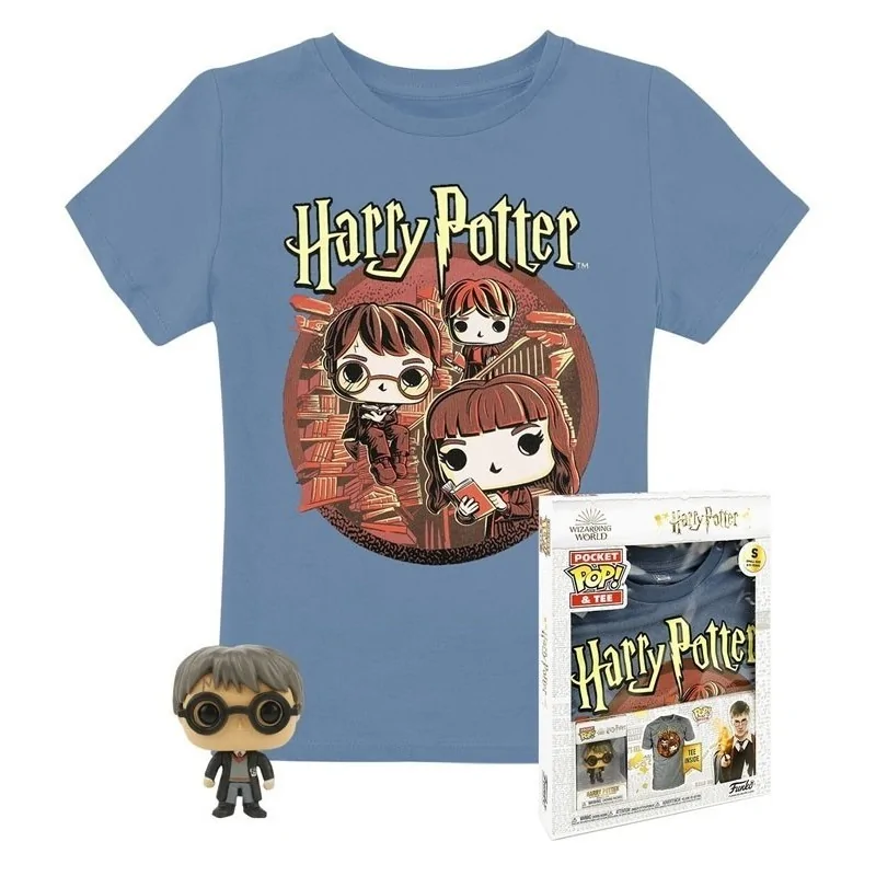 Funko Pocket POP & Tee! Harry Potter Trio de Funko en Funko Pop | La Cueva Roja