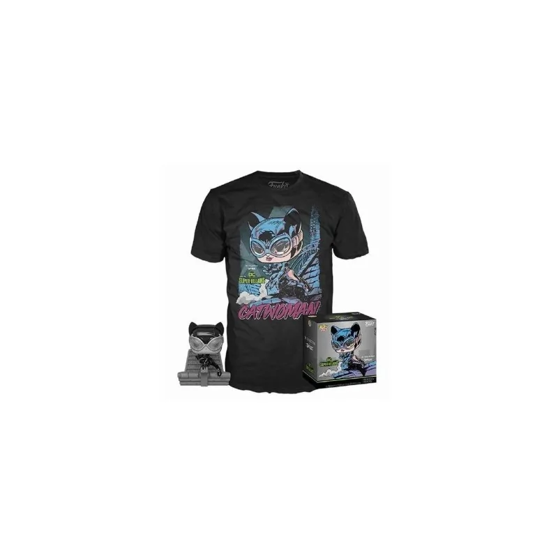 Funko Pop & Tee Catwoman - Funko + Camiseta de Funko en Funko Pop | La Cueva Roja