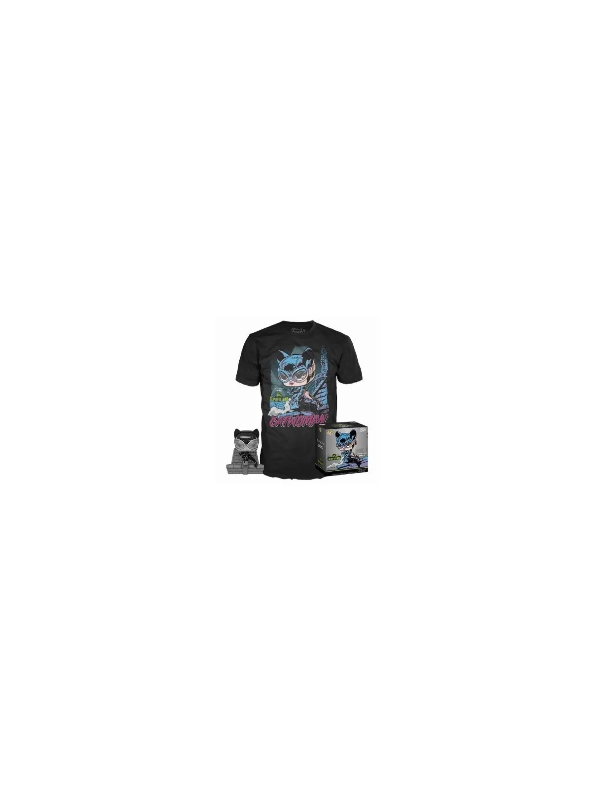 Funko Pop & Tee Catwoman - Funko + Camiseta de Funko en Funko Pop | La Cueva Roja