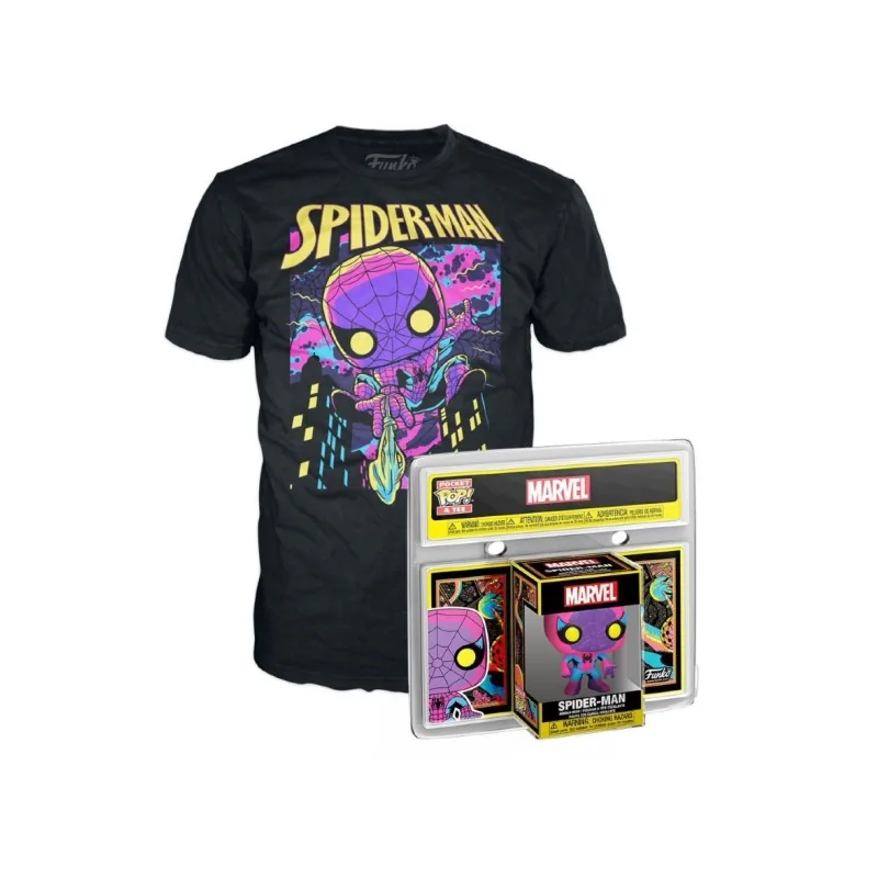 Funko Pocket POP & Tee! Spider-Man + Camiseta de Funko en Funko Pop | La Cueva Roja