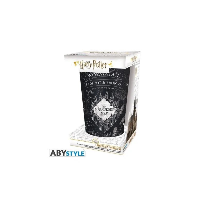 Vaso XXL 400ML Mapa del Merodeador Matte Harry Potter de Abystyle en Tazas - Vasos | La Cueva Roja