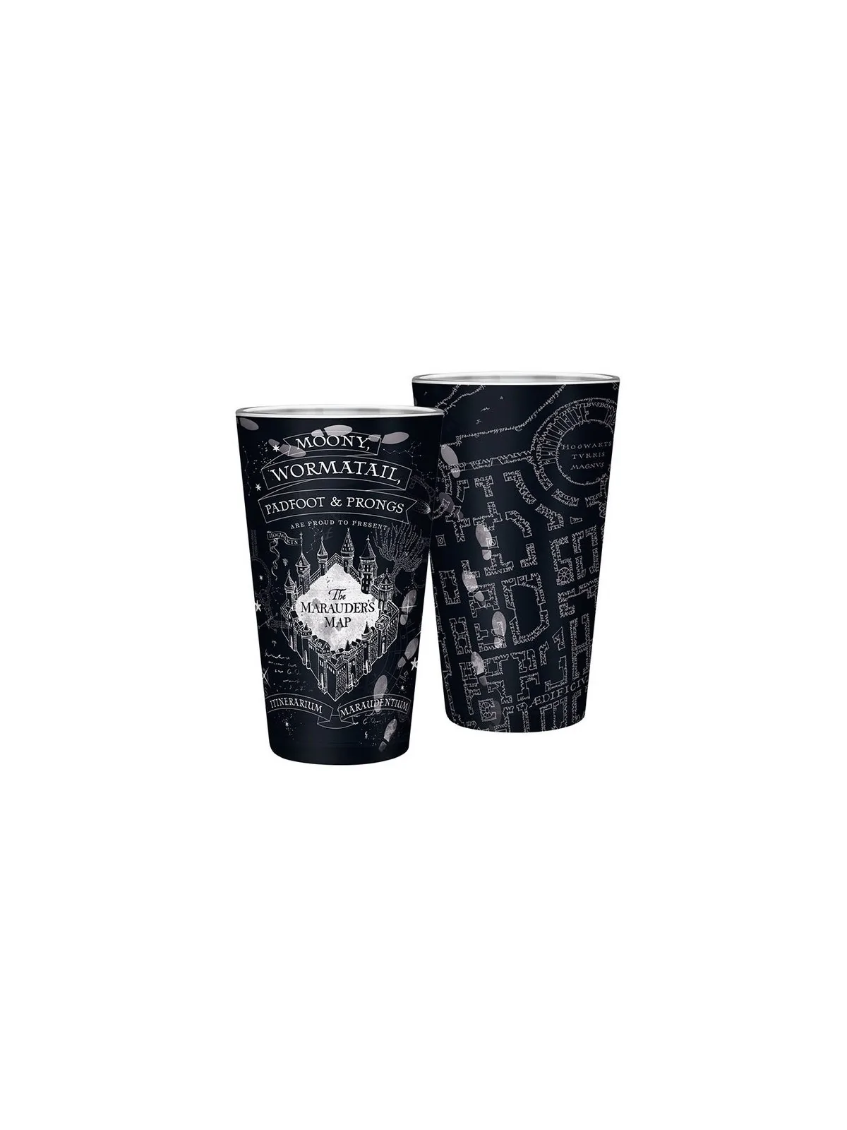 Vaso XXL 400ML Mapa del Merodeador Matte Harry Potter de Abystyle en Tazas - Vasos | La Cueva Roja
