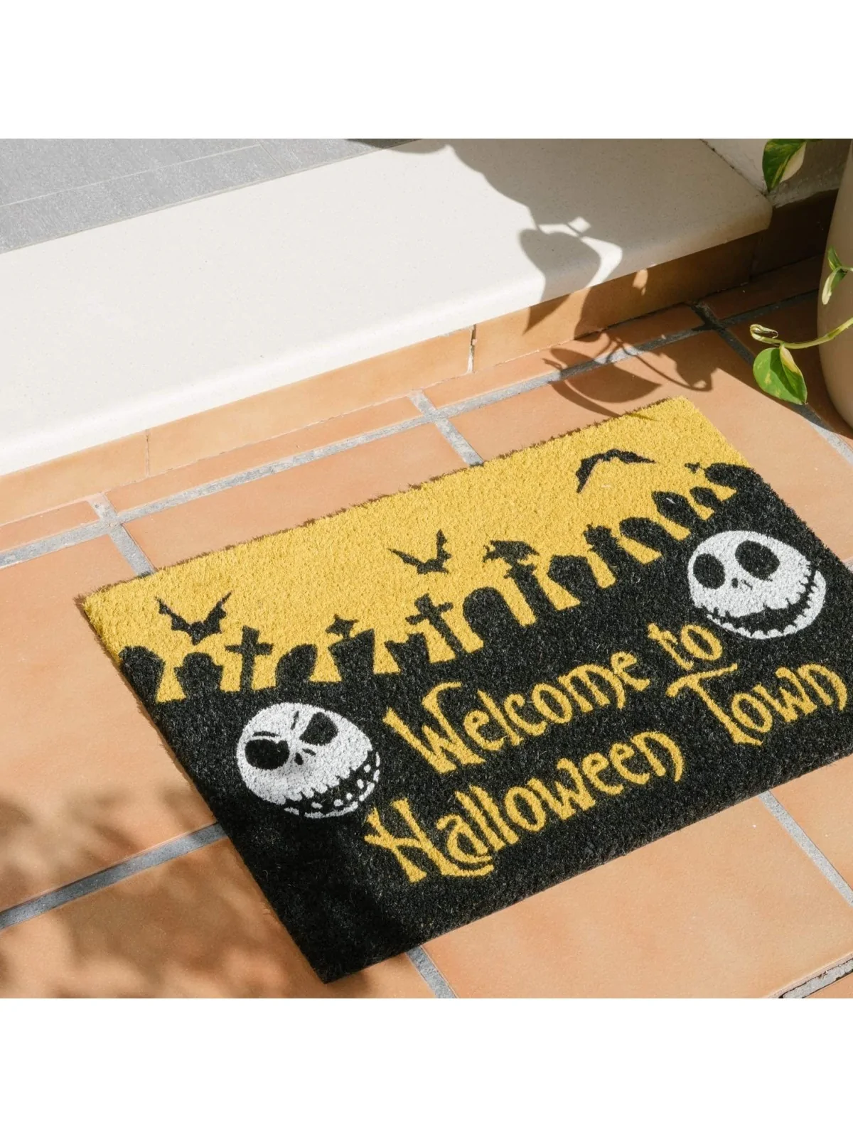 Felpudo Pesadilla Antes de Navidad Halloween Town de Grupo Erik en Decoración | La Cueva Roja