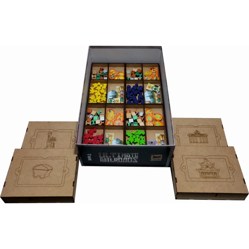 Inserto Compatible con Ultimate Railroads de WithOut Mess en Insertos | La Cueva Roja