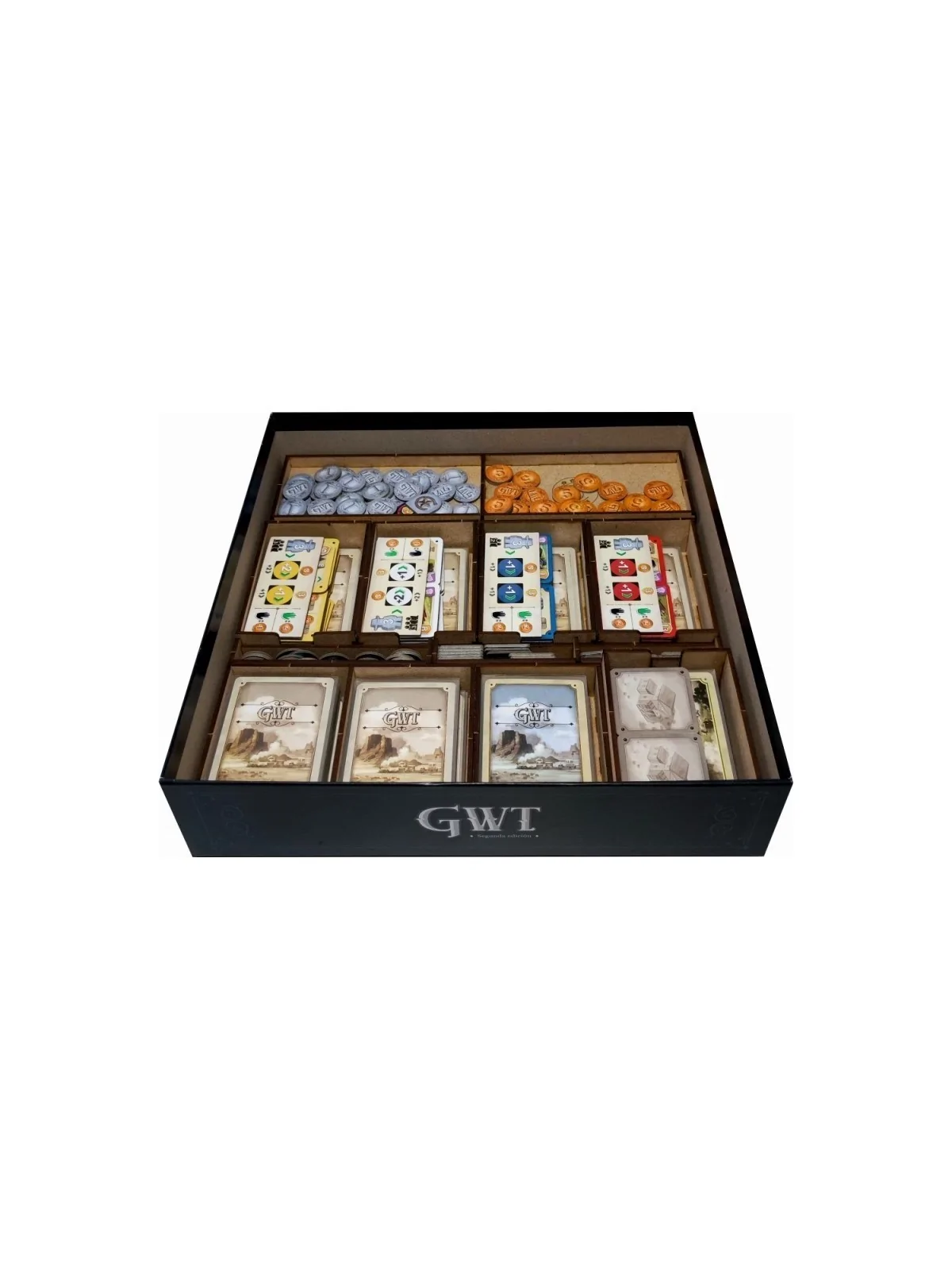 Inserto Compatible con Great Western Trail 2da Edición (Base + Exp. Rieles Hacia el Norte) de WithOut Mess en Insertos | La Cuev