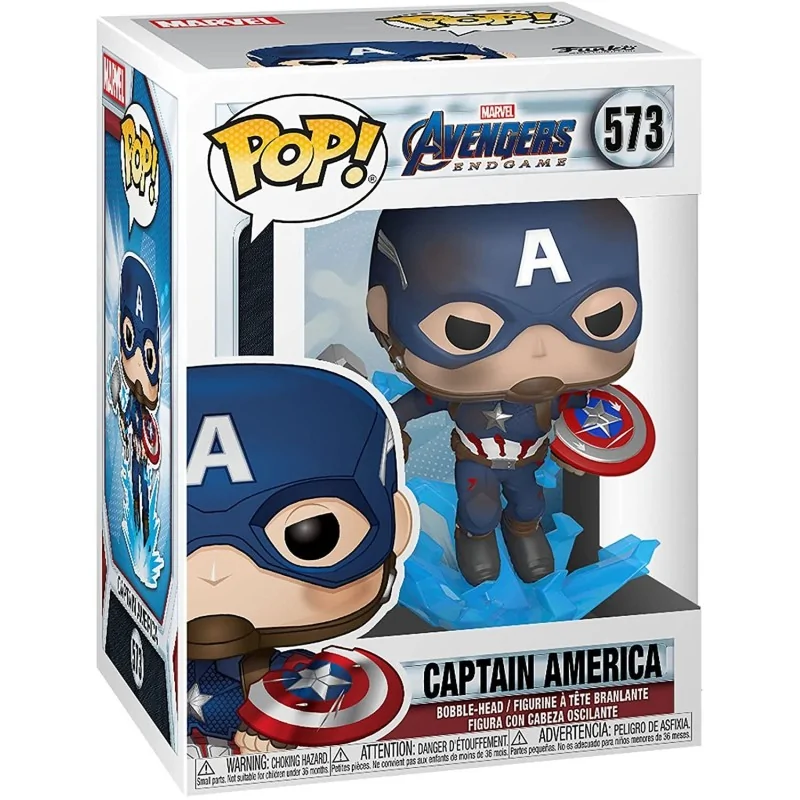 Funko POP! Marvel: Captain America with Broken Shield & Mjölnir (573) de Funko en Funko Pop | La Cueva Roja