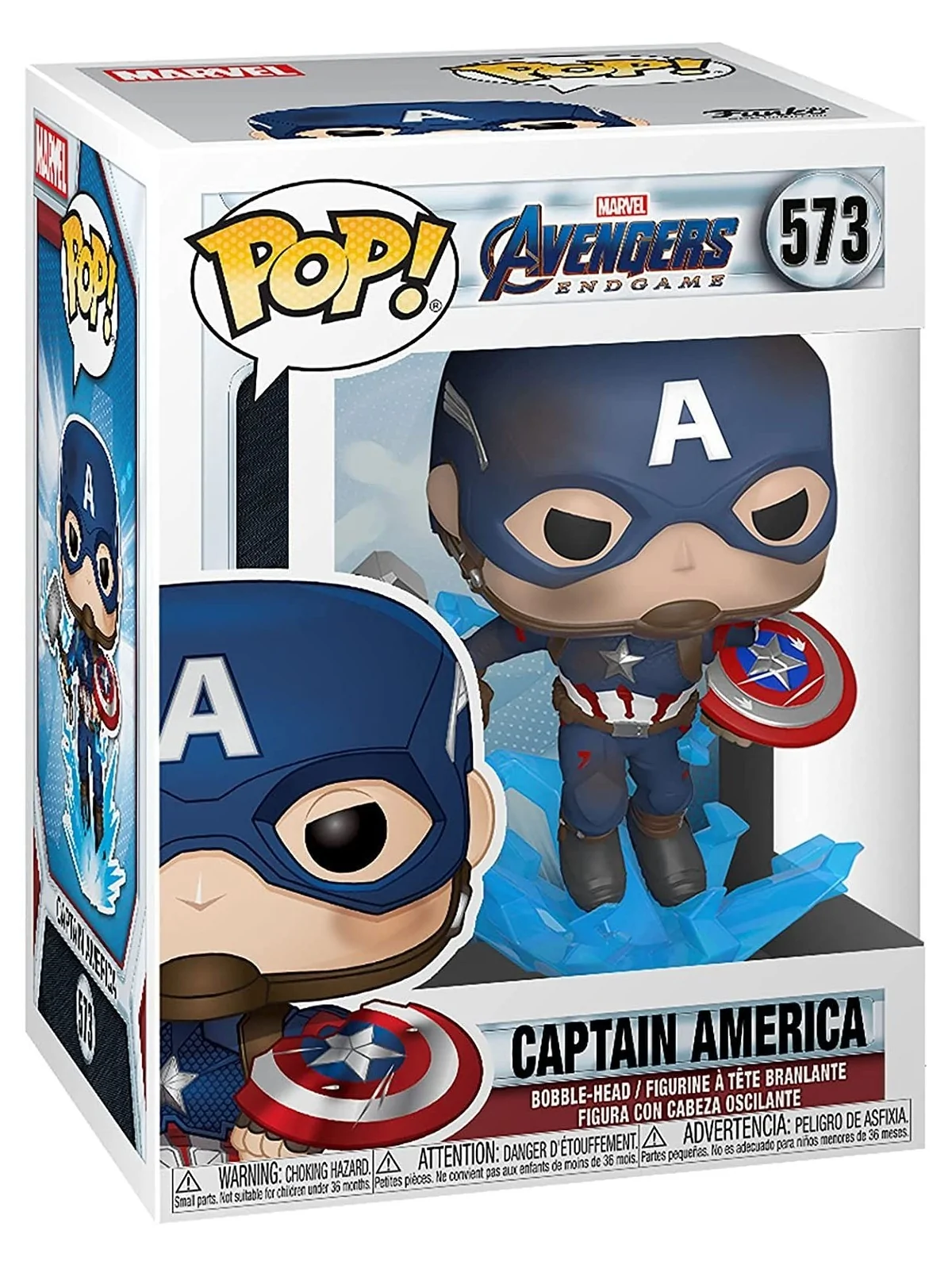 Funko POP! Marvel: Captain America with Broken Shield & Mjölnir (573) de Funko en Funko Pop | La Cueva Roja
