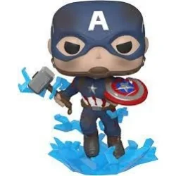 Funko POP! Marvel: Captain America with Broken Shield & Mjölnir (573) de Funko en Funko Pop | La Cueva Roja
