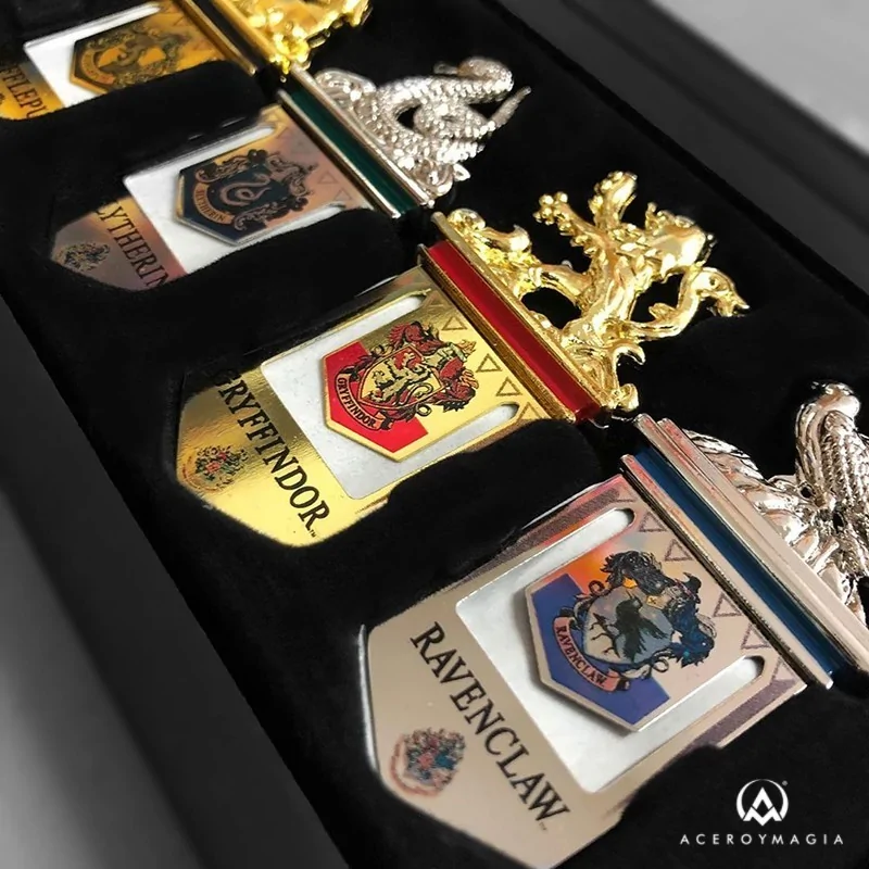 Marcapáginas Emblemas Casas Harry Potter de Noble Collection en Otros | La Cueva Roja