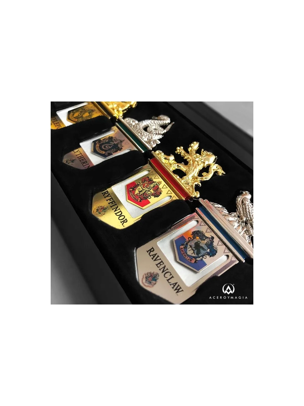 Marcapáginas Emblemas Casas Harry Potter de Noble Collection en Otros | La Cueva Roja