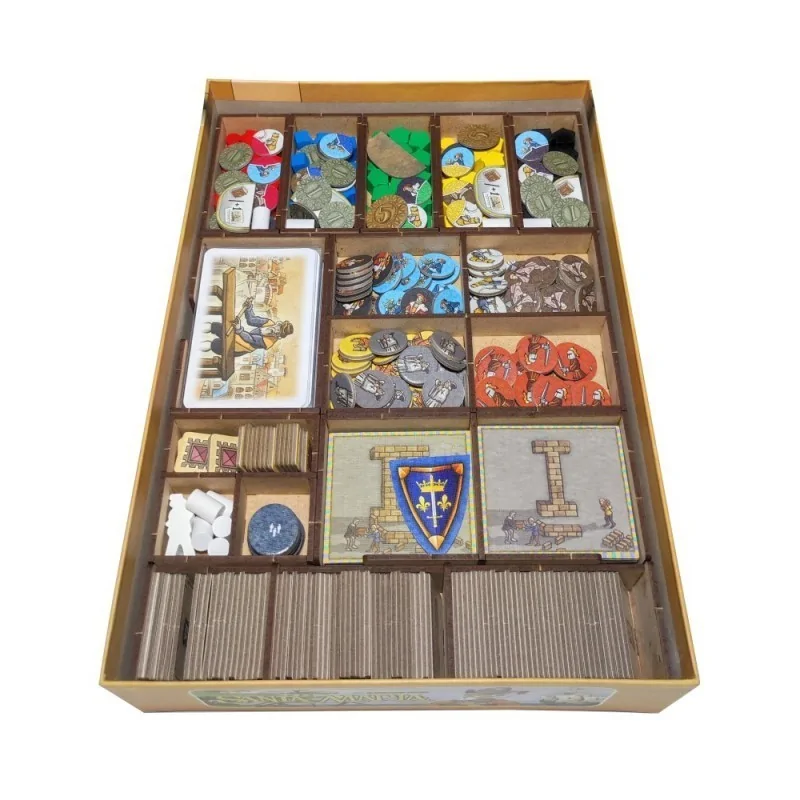 Inserto Compatible con Orléans (Base+Exp.Comercio e Intriga+Exp.Invasión) de WithOut Mess en Insertos | La Cueva Roja