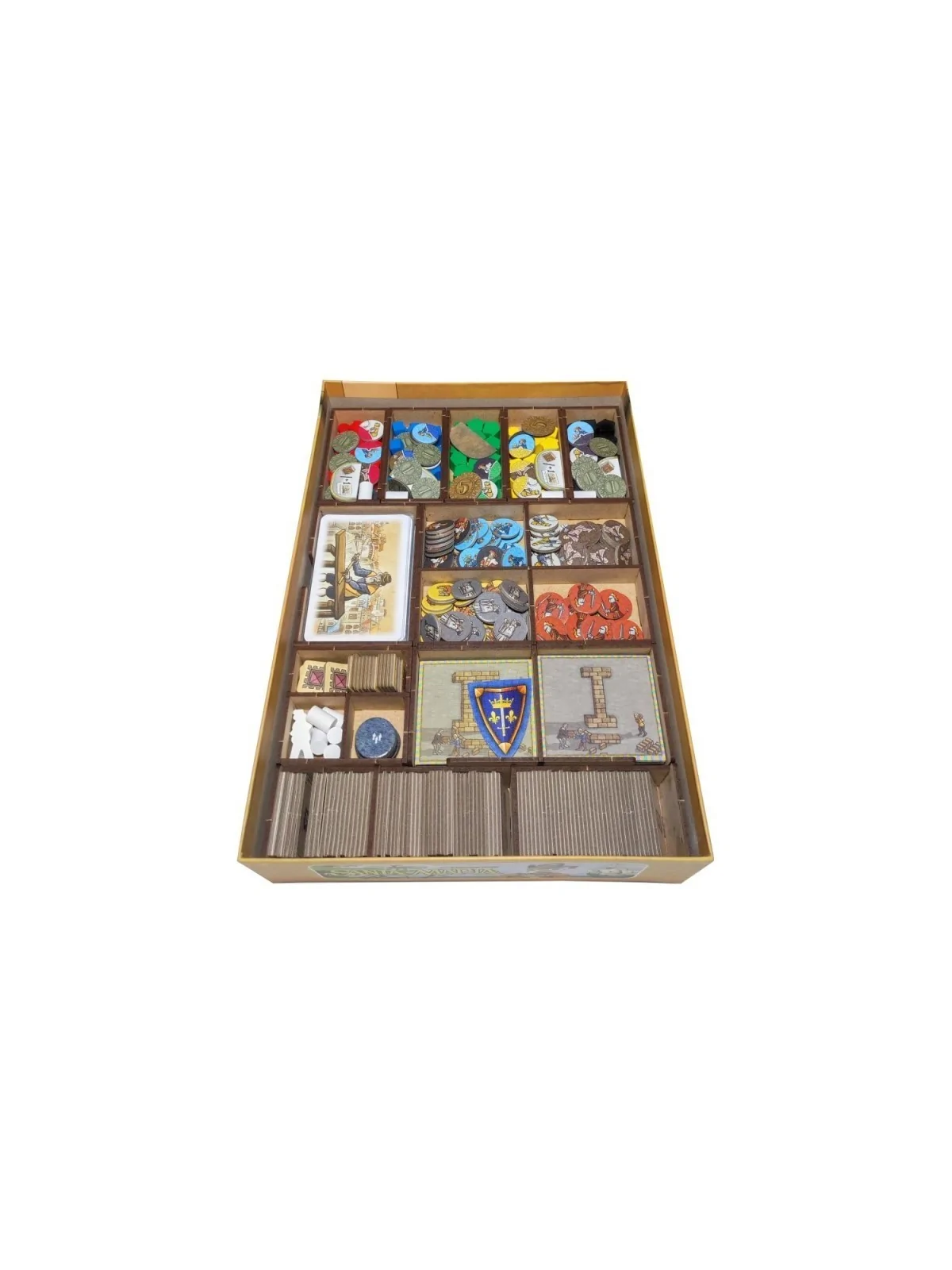 Inserto Compatible con Orléans (Base+Exp.Comercio e Intriga+Exp.Invasión) de WithOut Mess en Insertos | La Cueva Roja