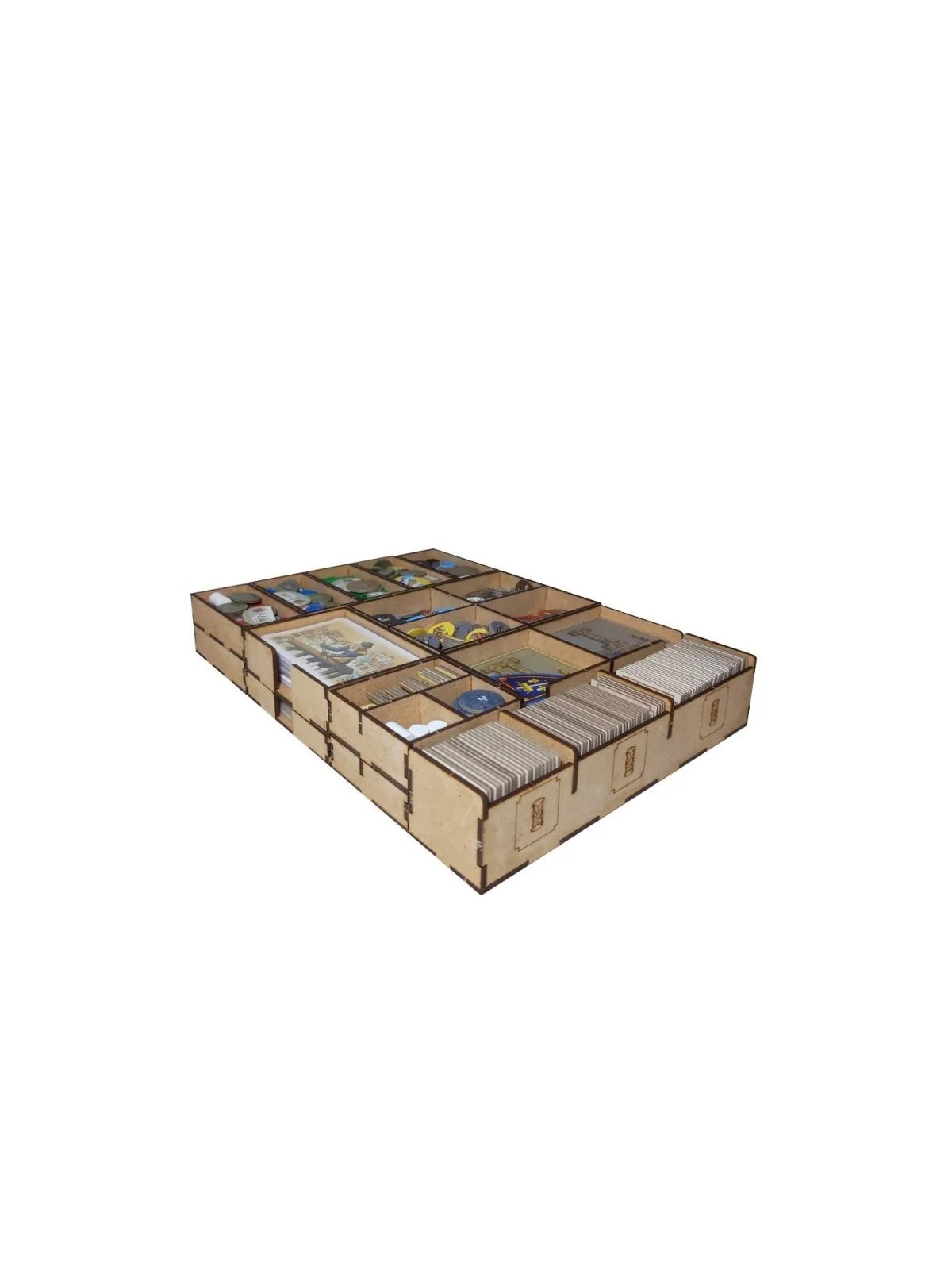 Inserto Compatible con Orléans (Base+Exp.Comercio e Intriga+Exp.Invasión) de WithOut Mess en Insertos | La Cueva Roja