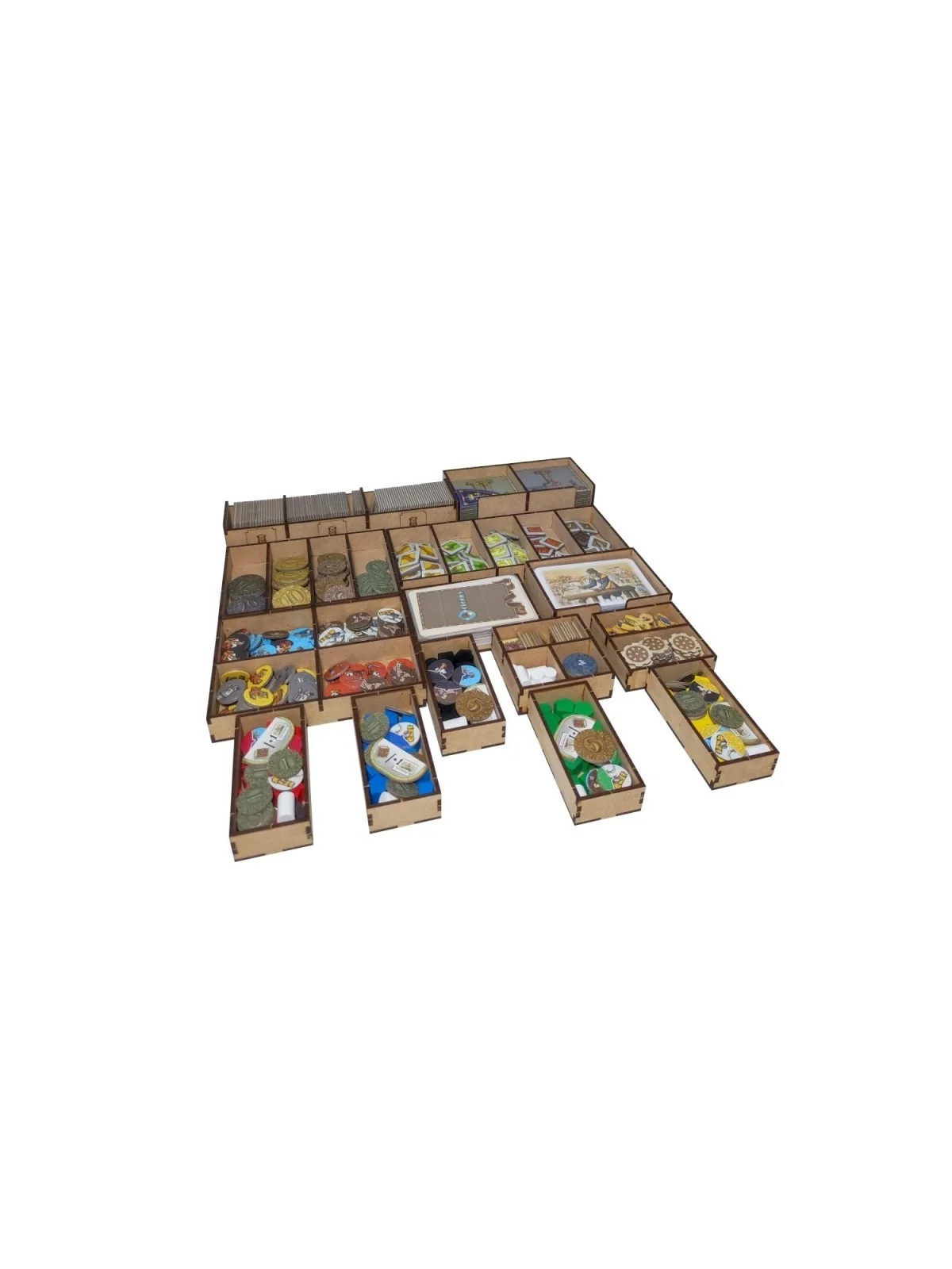 Inserto Compatible con Orléans (Base+Exp.Comercio e Intriga+Exp.Invasión) de WithOut Mess en Insertos | La Cueva Roja