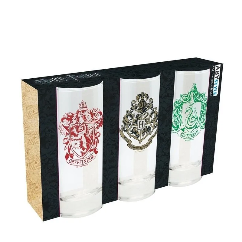 Vaso Harry Potter Set de 3 Uds de ABYSSE en Tazas - Vasos | La Cueva Roja