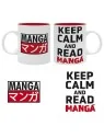 Taza Keep Calm and Read Manga Asian Art - 320 ml de ABYSSE en Tazas - Vasos | La Cueva Roja