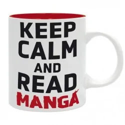 Taza Keep Calm and Read Manga Asian Art - 320 ml de ABYSSE en Tazas - Vasos | La Cueva Roja