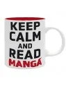 Taza Keep Calm and Read Manga Asian Art - 320 ml de ABYSSE en Tazas - Vasos | La Cueva Roja