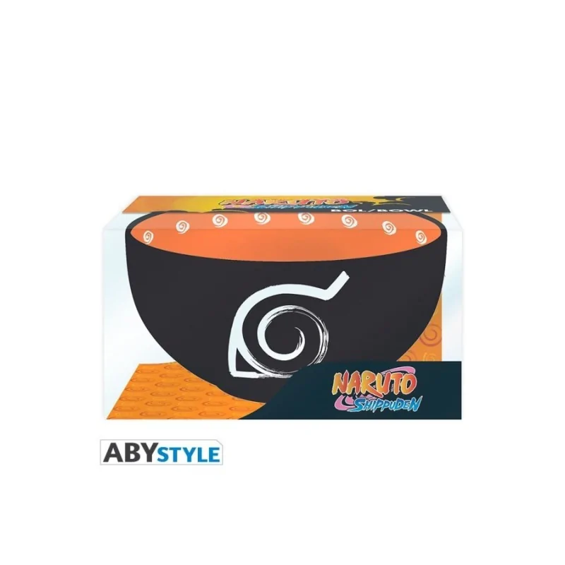 Bol Naruto Shippuden Konoha 600 ml de ABYSSE en Tazas - Vasos | La Cueva Roja