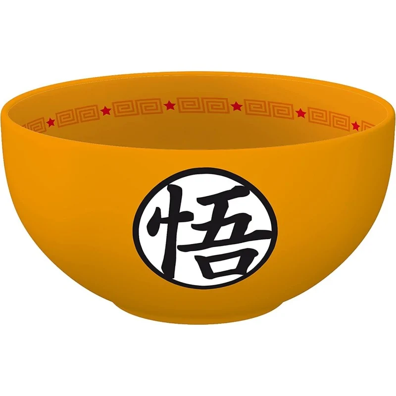 Bol Dragón Ball Simbolos de Goku 600 ml de ABYSSE en Tazas - Vasos | La Cueva Roja