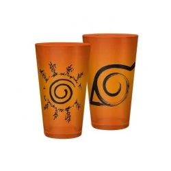 Vaso XXL Naruto Shippuden Konoha & Sello 400 ml de ABYSSE en Tazas - Vasos | La Cueva Roja