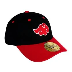 Gorra Naruto Shippuden Negro & Rojo Akatsuki de ABYSSE en Gorras | La Cueva Roja