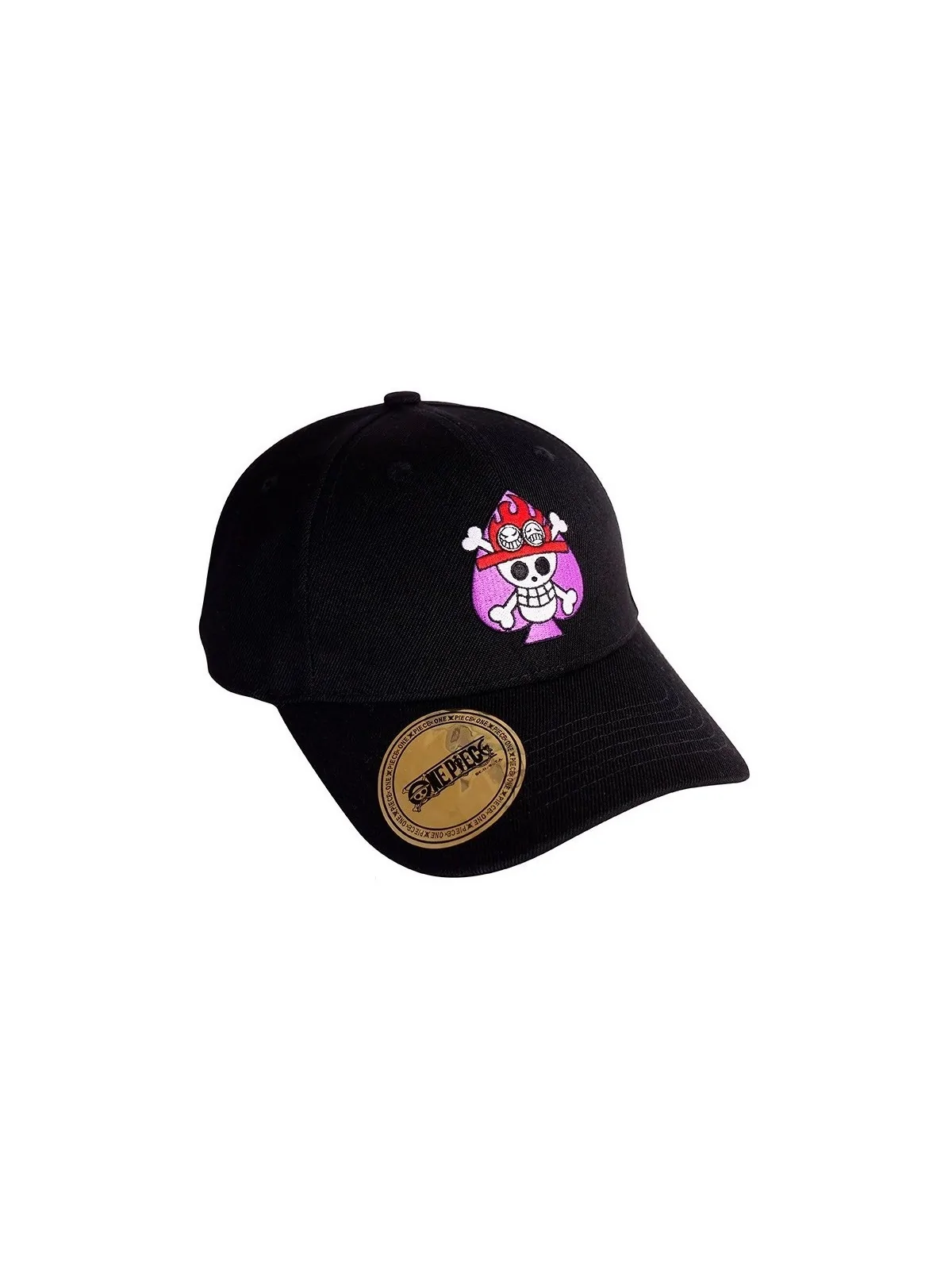 Gorra One Piece Calavera de Ace de ABYSSE en Gorras | La Cueva Roja