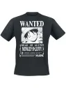 Camiseta One Piece Wanted Luffy de ABYSSE en Camisetas | La Cueva Roja