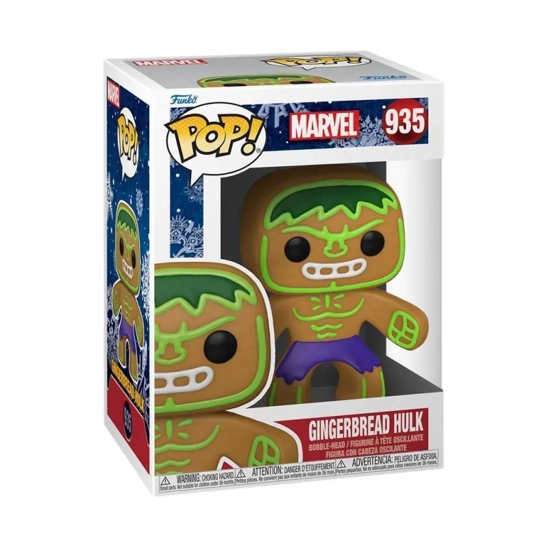 Funko POP! Marvel Navidad Galleta Jengibre Hulk (935) de Funko en Funko Pop | La Cueva Roja