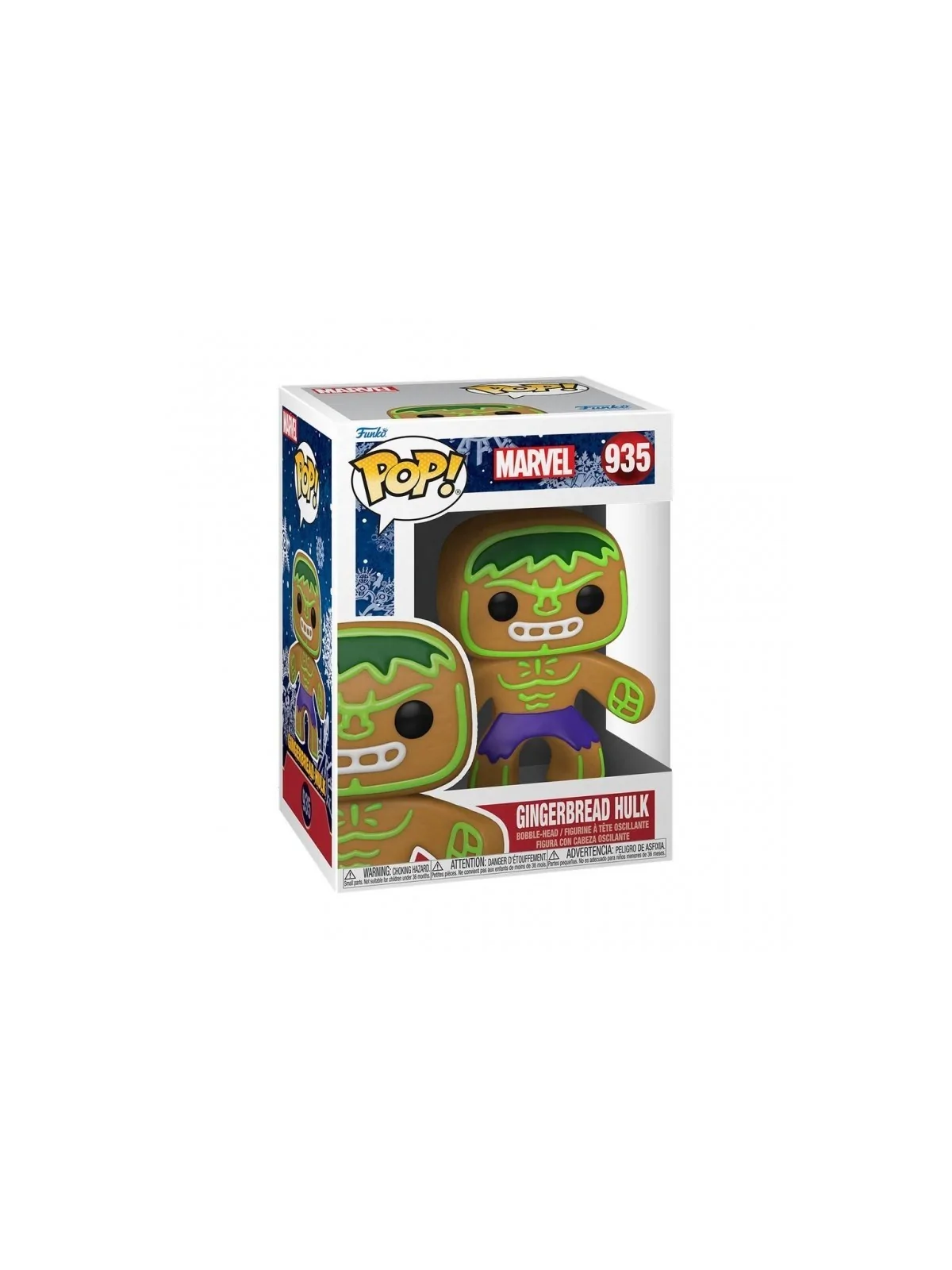 Funko POP! Marvel Navidad Galleta Jengibre Hulk (935) de Funko en Funko Pop | La Cueva Roja