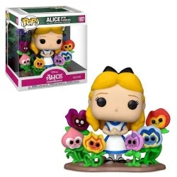 Funko POP! Deluxe Disney Alicia Pais Maravillas con Flores (1057) de Funko en Funko Pop | La Cueva Roja