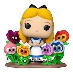 Funko POP! Deluxe Disney Alicia Pais Maravillas con Flores (1057) de Funko en Funko Pop | La Cueva Roja