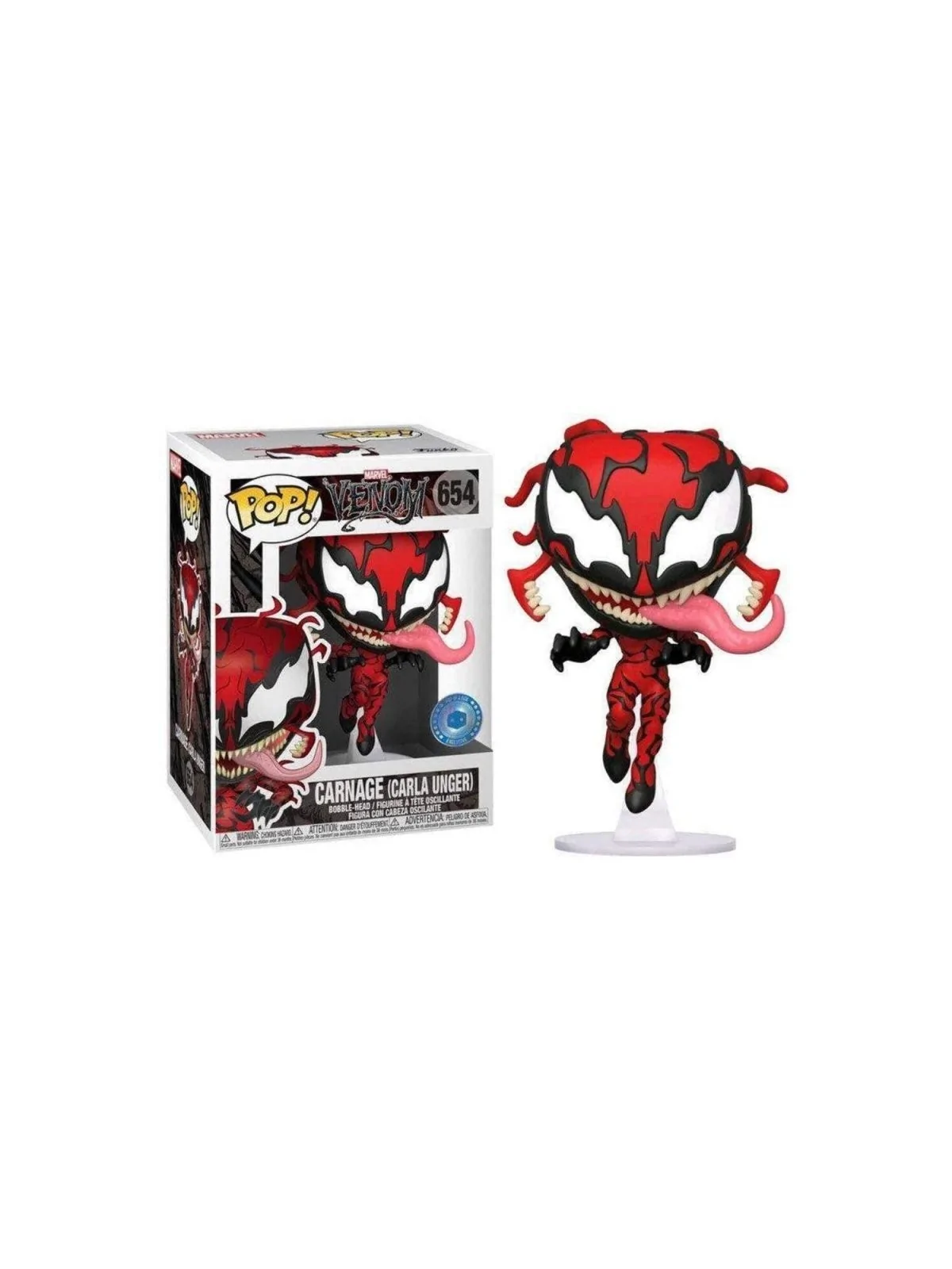 Funko POP! Marvel Venom Carnage Carla Unger (654) de Funko en Funko Pop | La Cueva Roja