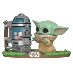 Funko POP! Star Wars Mandalorian Baby Yoda con Tarro Huevos (407) de Funko en Funko Pop | La Cueva Roja