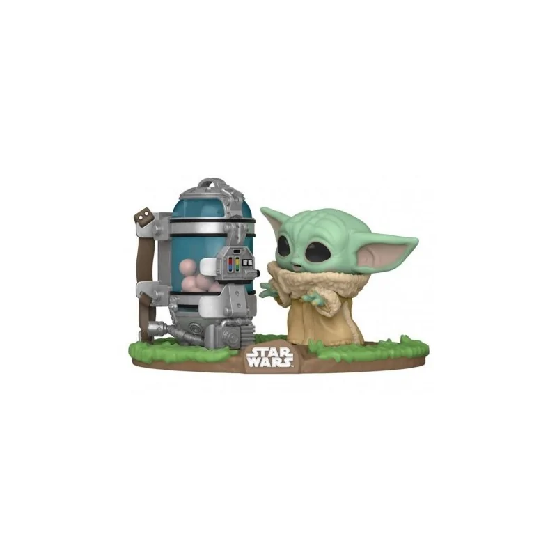 Funko POP! Star Wars Mandalorian Baby Yoda con Tarro Huevos (407) de Funko en Funko Pop | La Cueva Roja