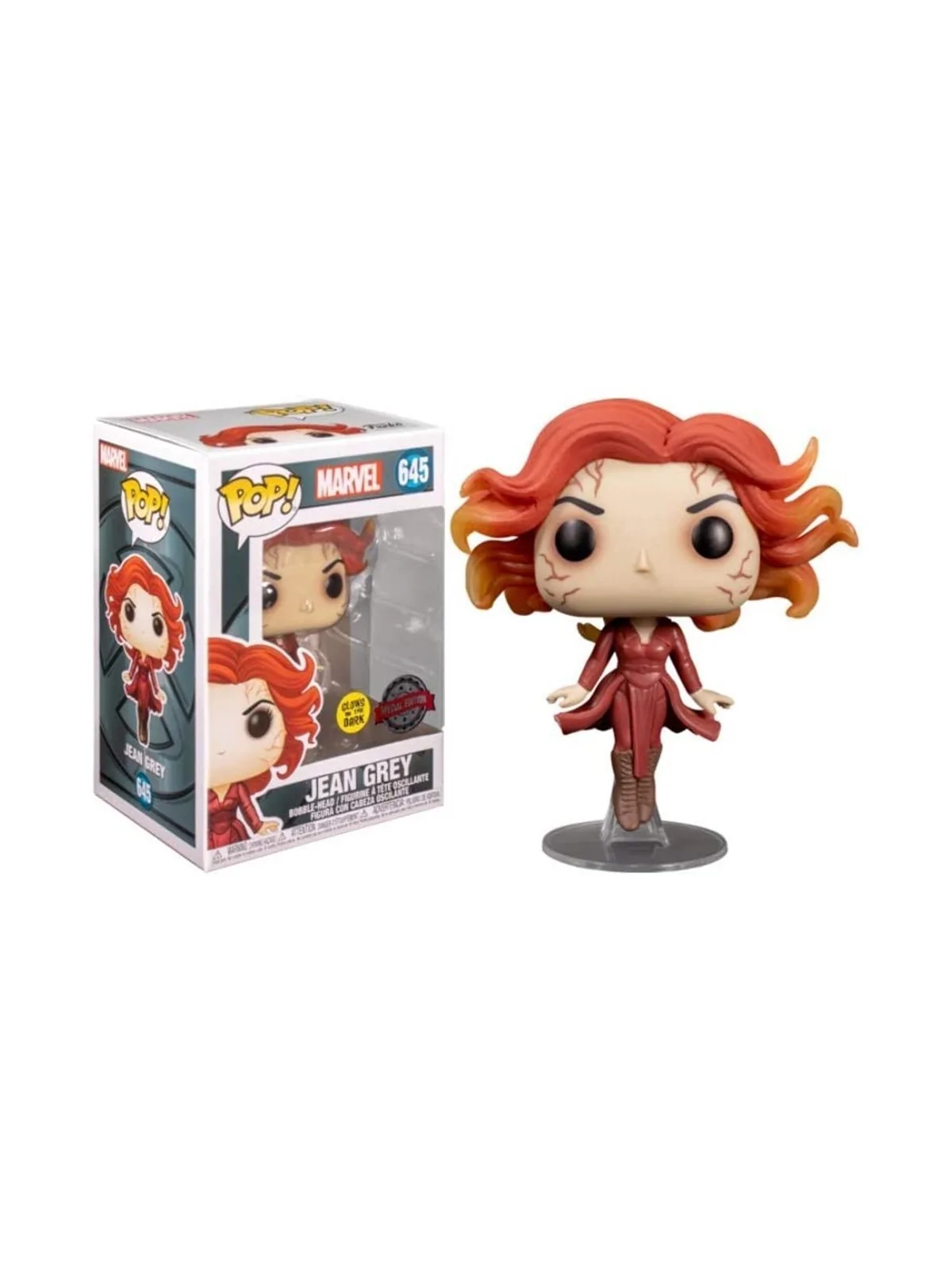 Funko POP! Marvel X-Men Jean Grey Ed. Espeial Brilla Oscuridad (645) de Funko en Funko Pop | La Cueva Roja