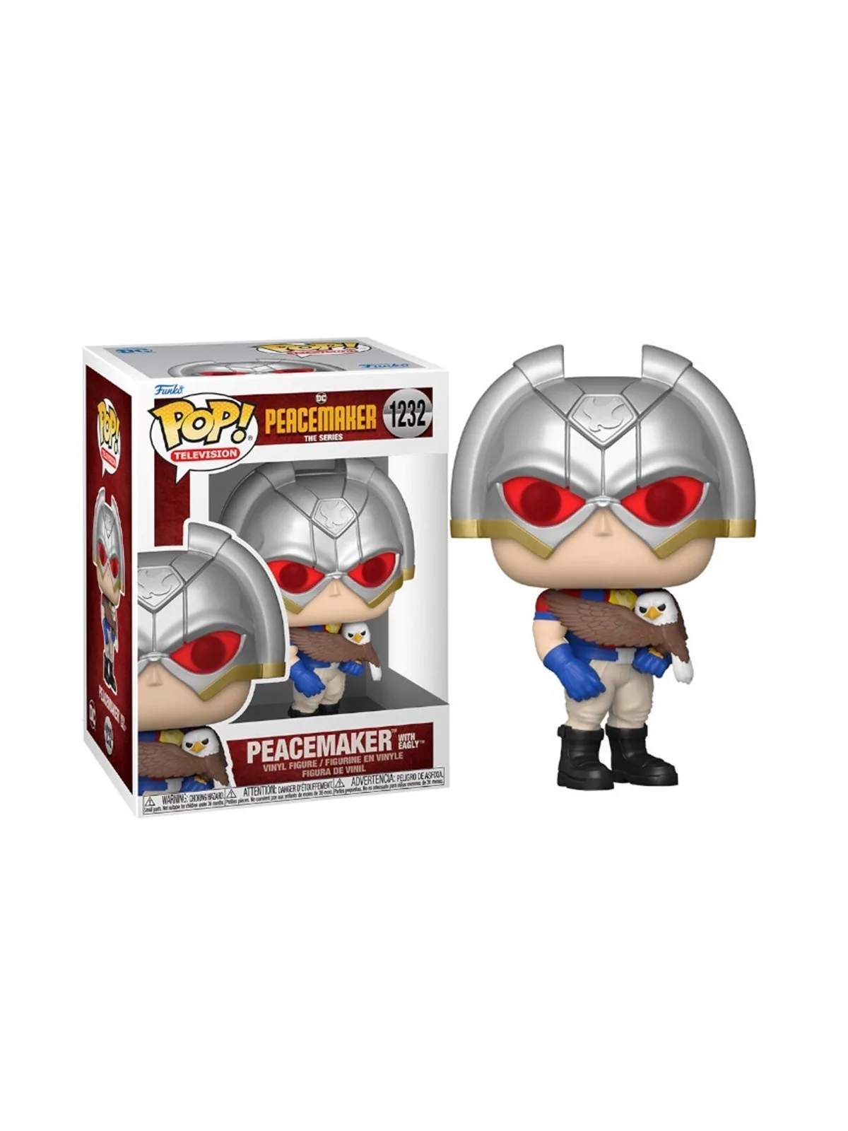 Funko POP! DC Comics Peacemaker con Halcon (1232) de Funko en Funko Pop | La Cueva Roja