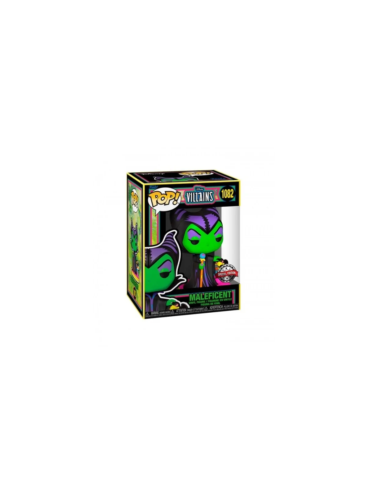 Funko POP! Disney Villains: Maleficent (Blacklight) (1082) de Funko en Funko Pop | La Cueva Roja