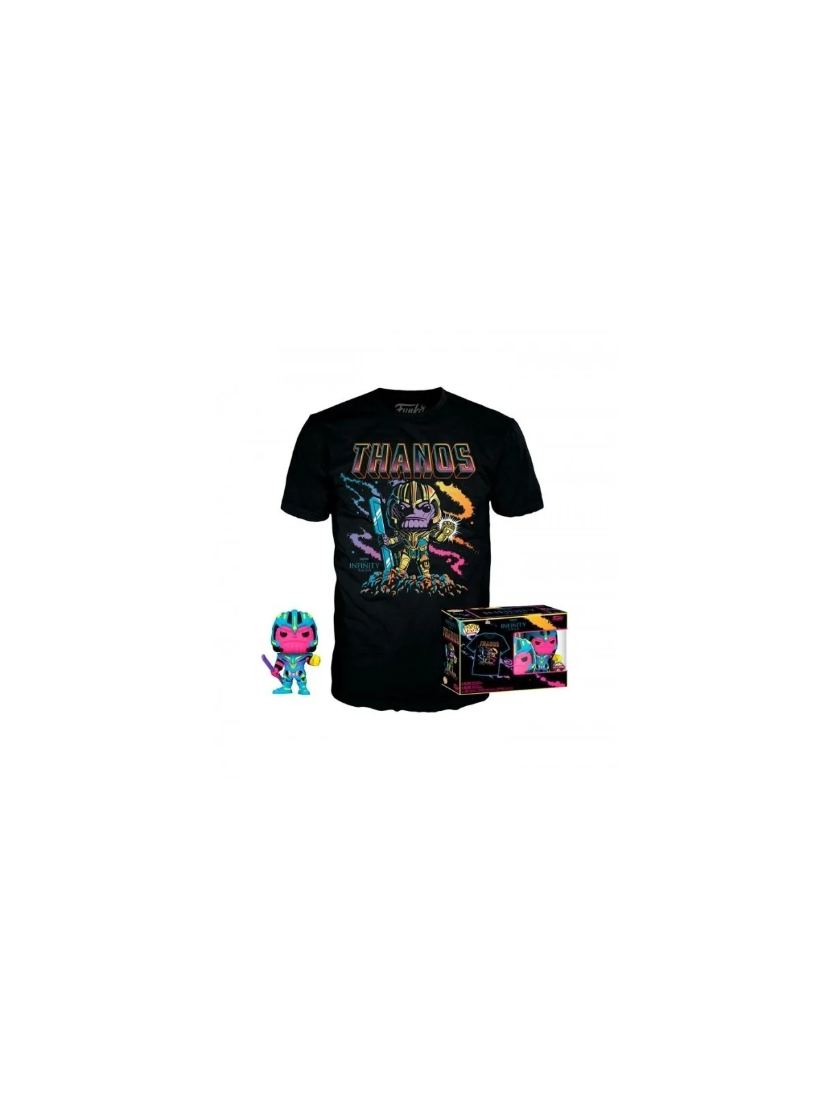 Funko POP & Tee XL Thanos (BKLT) - Marvel (909) de Funko en Funko Pop | La Cueva Roja