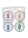 Set de 4 Platos Harry Potter Casas de Hogwarts de ABYSSE en Otros | La Cueva Roja