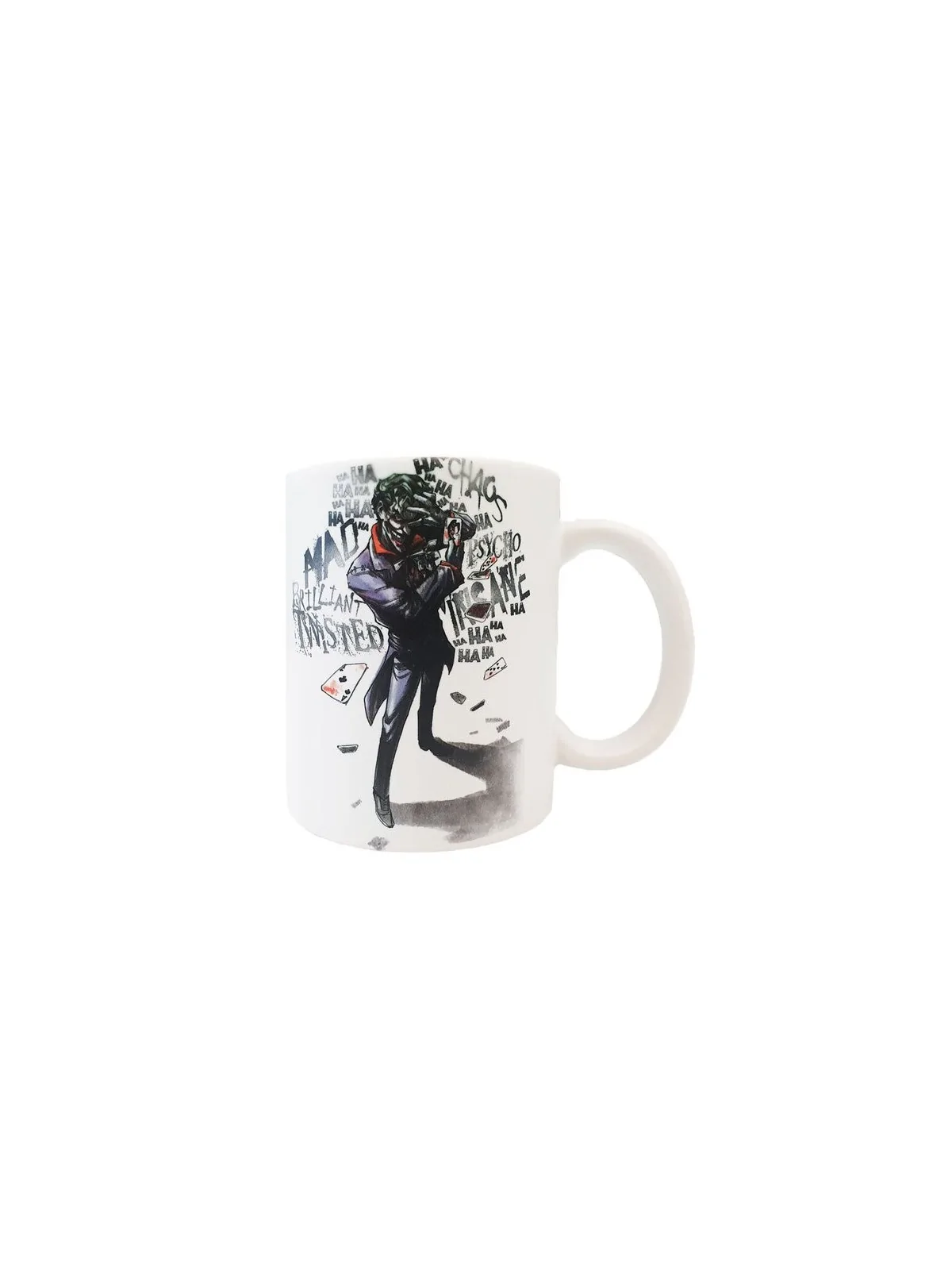 Taza 320 ml El Joker Mate DC Comics de ABYSSE en Tazas - Vasos | La Cueva Roja