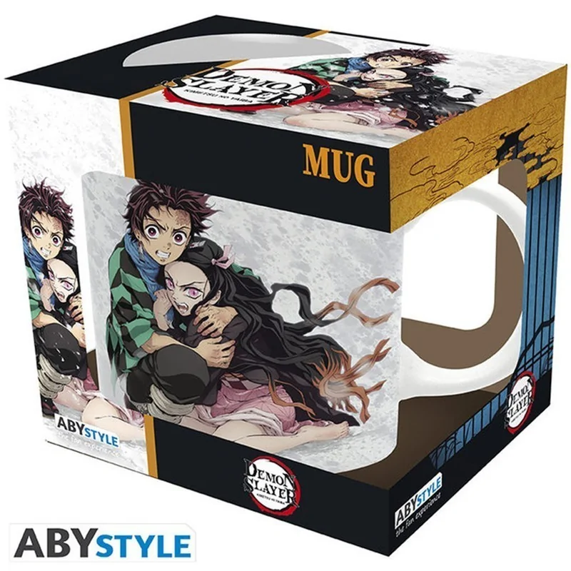 Taza 320 ML Demon Slayer Tanjiro & Nezuko de ABYSSE en Tazas - Vasos | La Cueva Roja