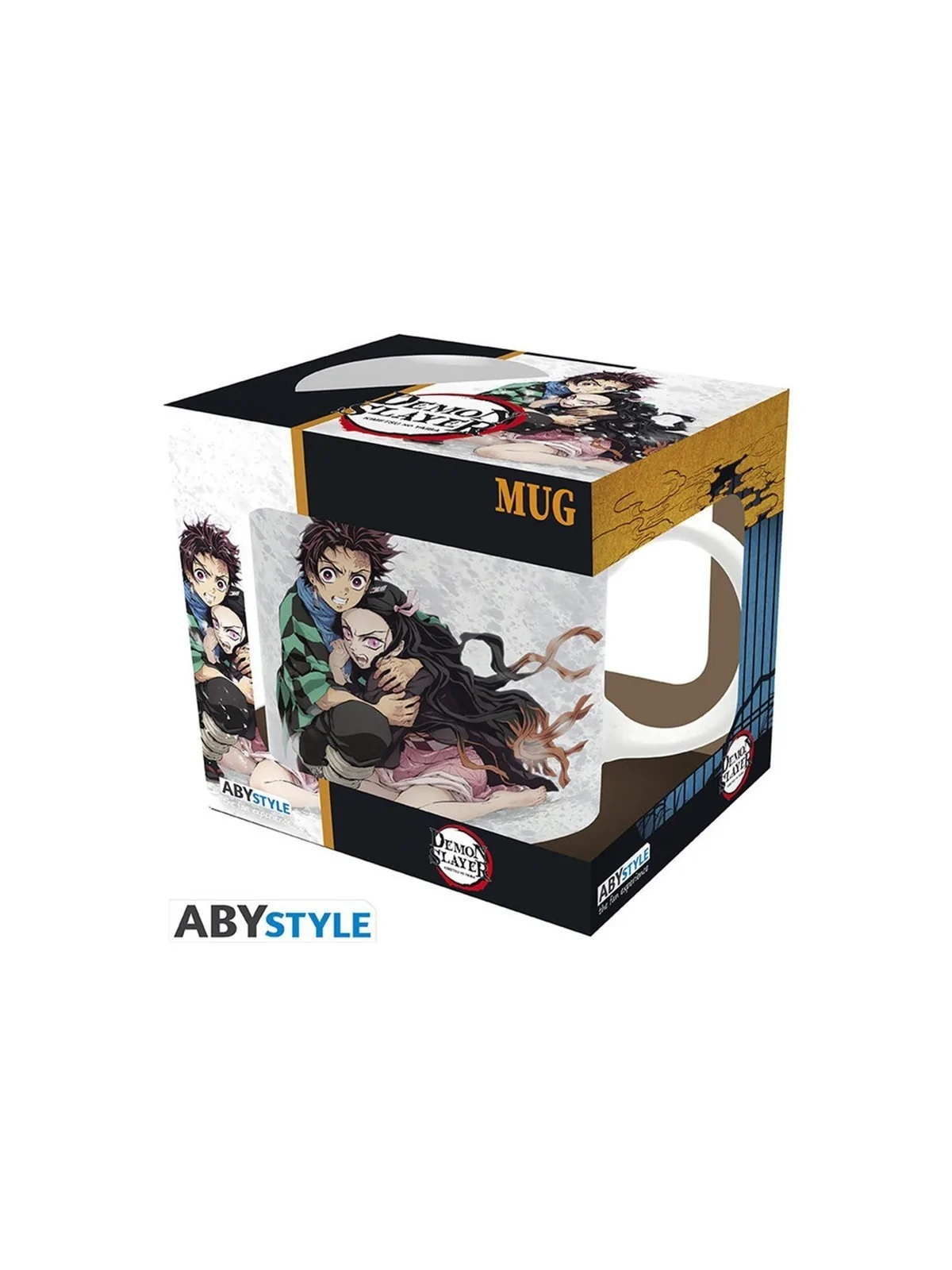 Taza 320 ML Demon Slayer Tanjiro & Nezuko de ABYSSE en Tazas - Vasos | La Cueva Roja