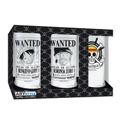 Set 3 Vasos One Piece de ABYSSE en Tazas - Vasos | La Cueva Roja