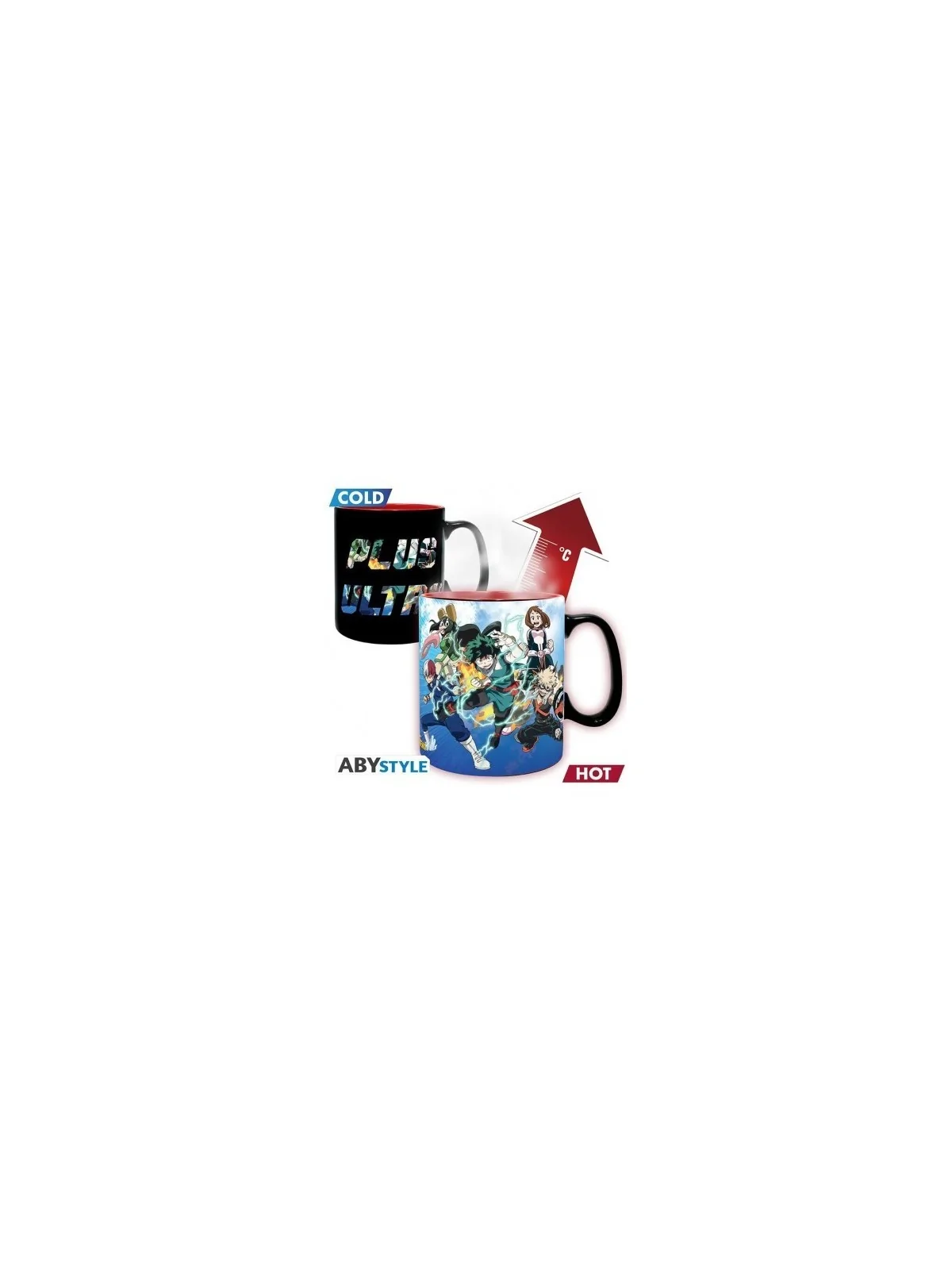Taza Termica My Hero Academia Plus Ultra de ABYSSE en Tazas - Vasos | La Cueva Roja
