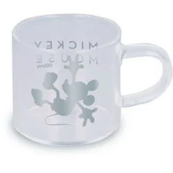 Set 4 Tazas de Cristal Cafe 100ml Mickey Young Adult de Stor en Tazas - Vasos | La Cueva Roja