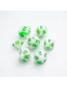 Toxic Stones RPG Dice Set (7 pcs) de Gamegenic en Dados | La Cueva Roja