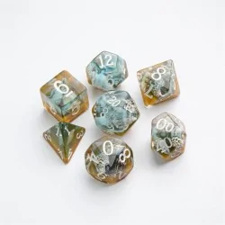 Summer Time RPG Dice Set (7pcs) de Gamegenic en Dados | La Cueva Roja