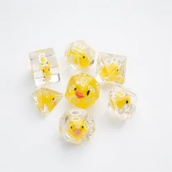 Rubber Duck RPG Dice Set (7pcs) de Gamegenic en Dados | La Cueva Roja