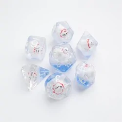 Polar Bear RPG Dice Set (7pcs) de Gamegenic en Dados | La Cueva Roja